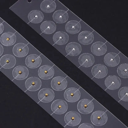 100Pcs Ear Bead Patch Auriculotherapy Breathable Acupressure Ear Press Bead Patch Sticker Acupressure Bead Patch